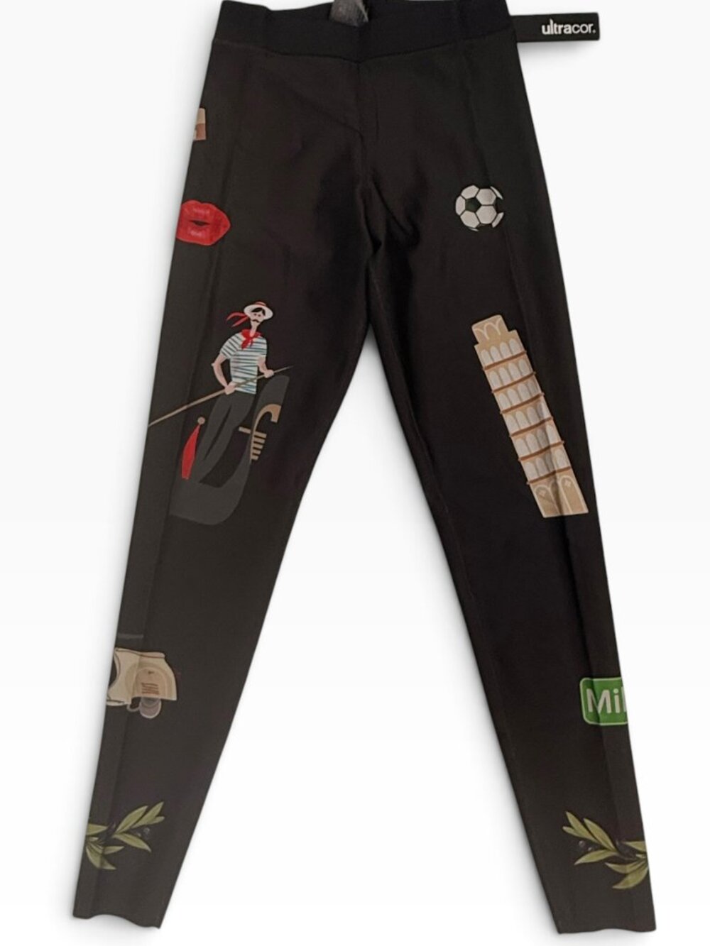 NWT Ultracor Italy Print Leggings XS Rare